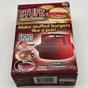 Stufz Stuffed Burger Press - Hamburger Patty Maker - As Seen On TV